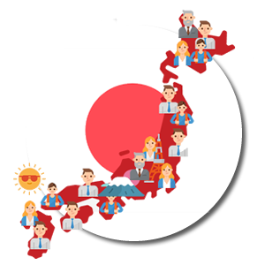 Students all over Japan are looking for teachers